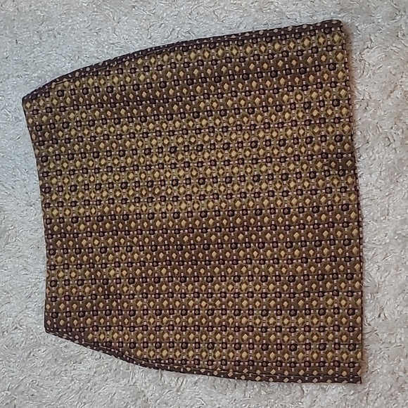 Ann Taylor Loft Mod Geometric Print Casual A-line Mini Skirt Womens Size 2 - Picture 1 of 9